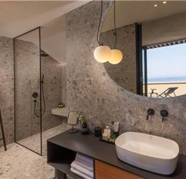 Luxury 4 Bedroom Villa with Heated Infinity Pool, Sauna, Gym, Jacuzzi and Sea Views in Vrbica, near Dubrovnik, Sleeps 8